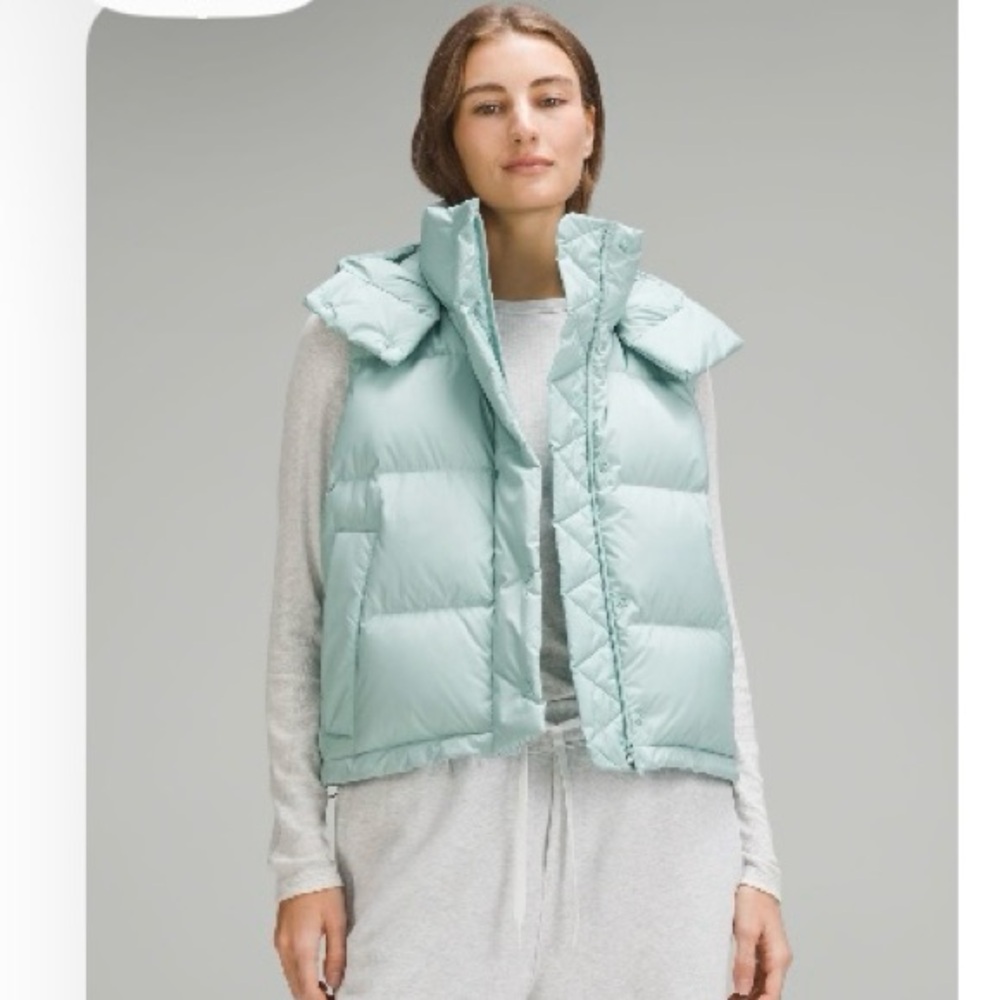 Brand new lululemon wunder puff cropped vest